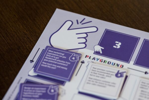 Playground for Entrepreneurs - hand - market experiments and prototyping